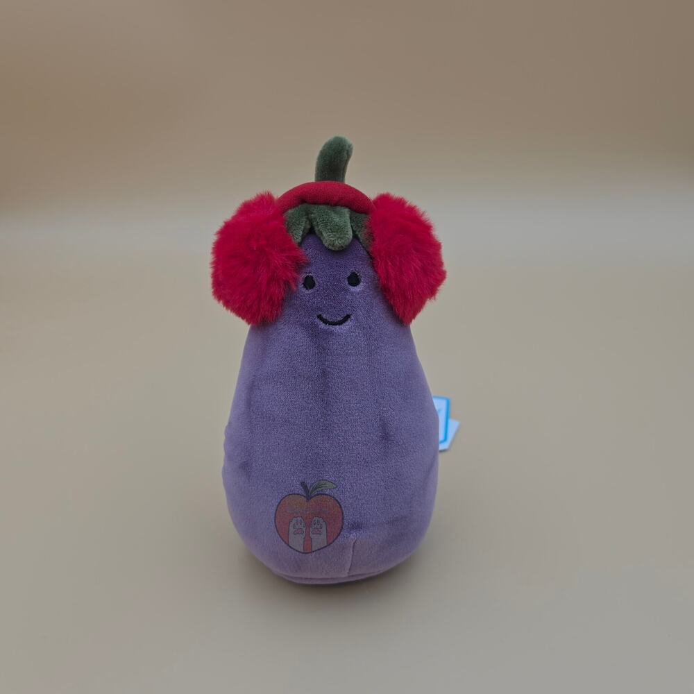 Jellycat Toastie Vivacious Red Eggplant - AUTHENTIC - NEW WITH TAGS